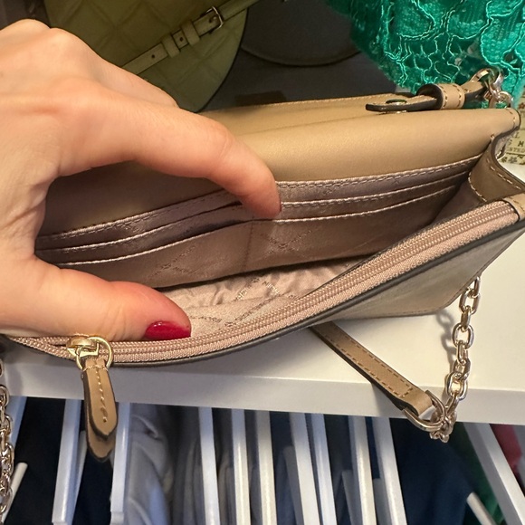 Michael Kors Small Saffiano Leather Envelope Crossbody Bag - Picture 7 of 9